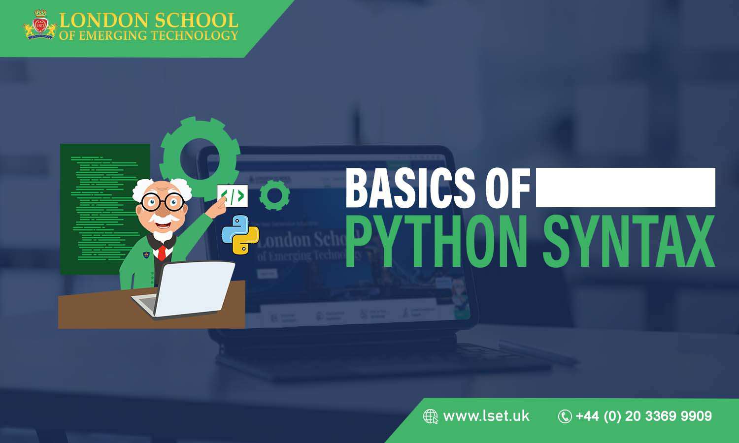 Basics of Python Syntax
