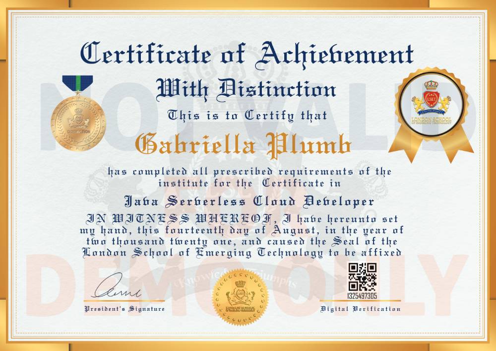 LSET Distinction Certificate