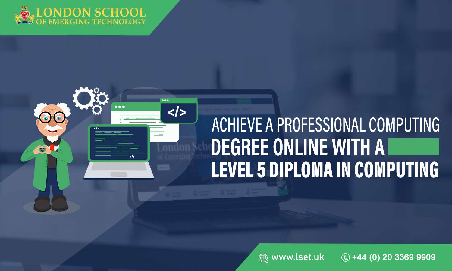 Achieve a Professional Computing Degree Online with a Level 5 Diploma in Computing