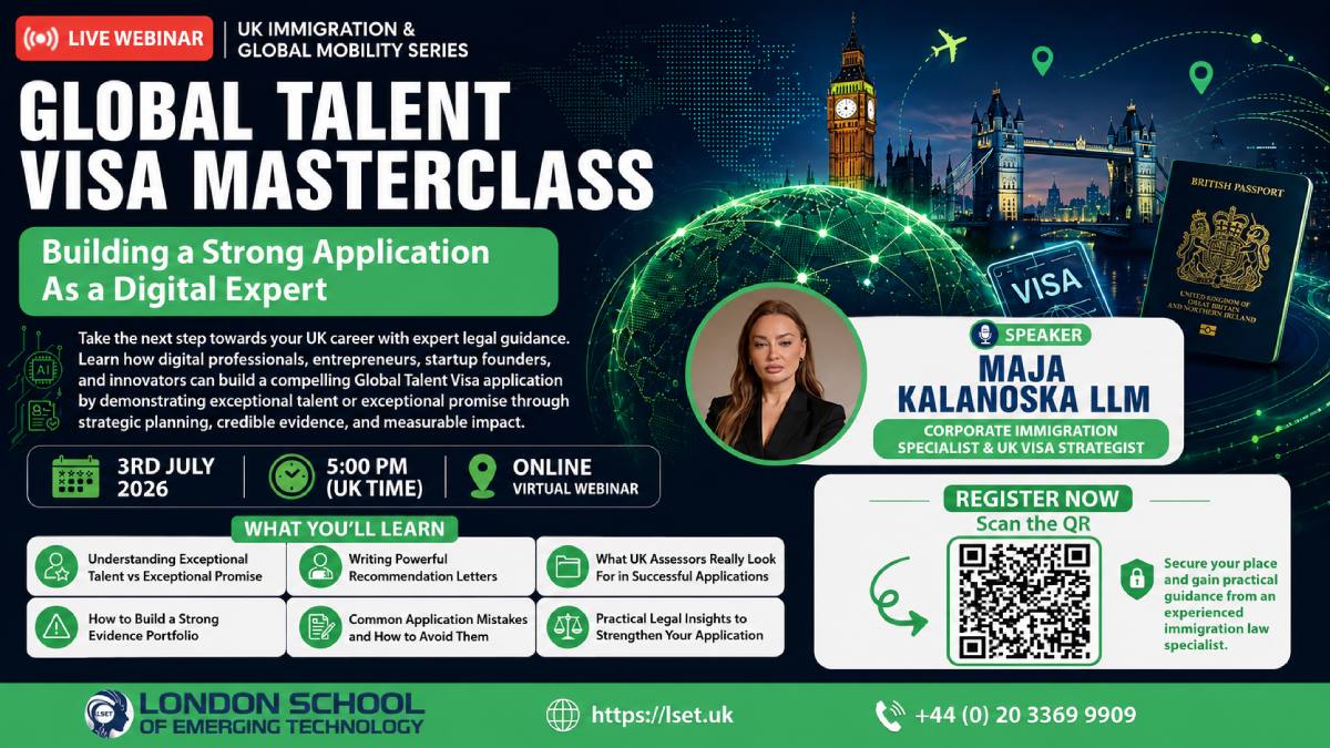 Global Talent Visa Masterclass: Building a Strong Application as a Digital Expert